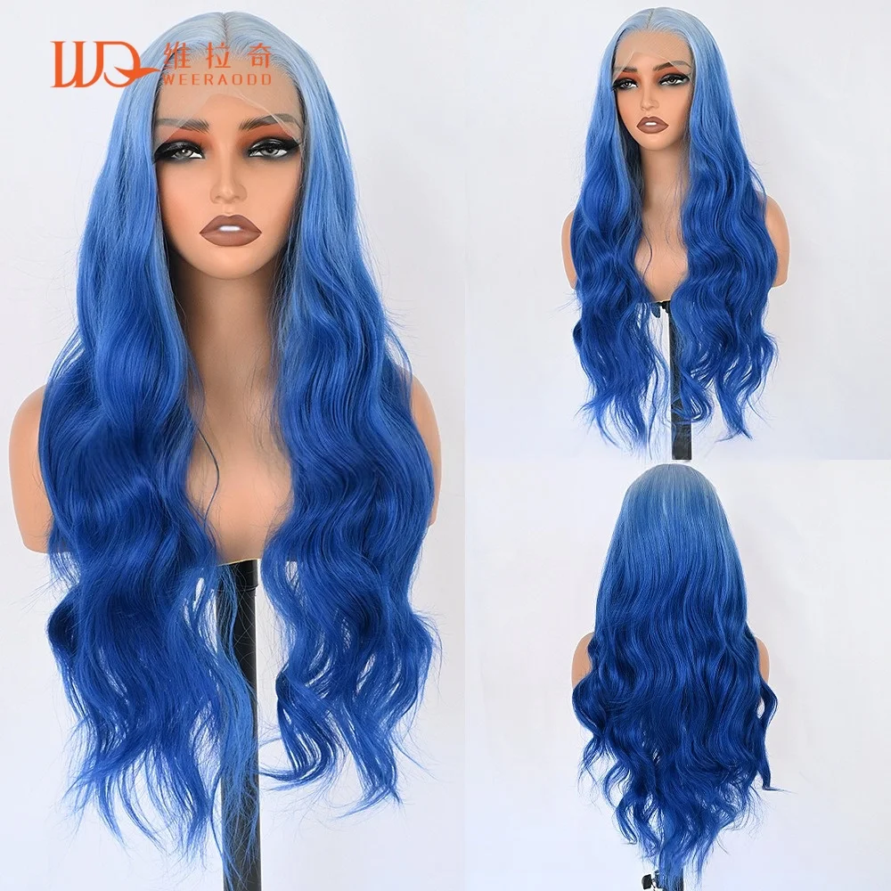 peluca-de-encaje-frontal-de-28-pulgadas-con-ondas-corporales-azul-ombre-13x4-sin-pegamento-raiz-oscura-pelo-sintetico-resistente-al-calor-para-uso-diario