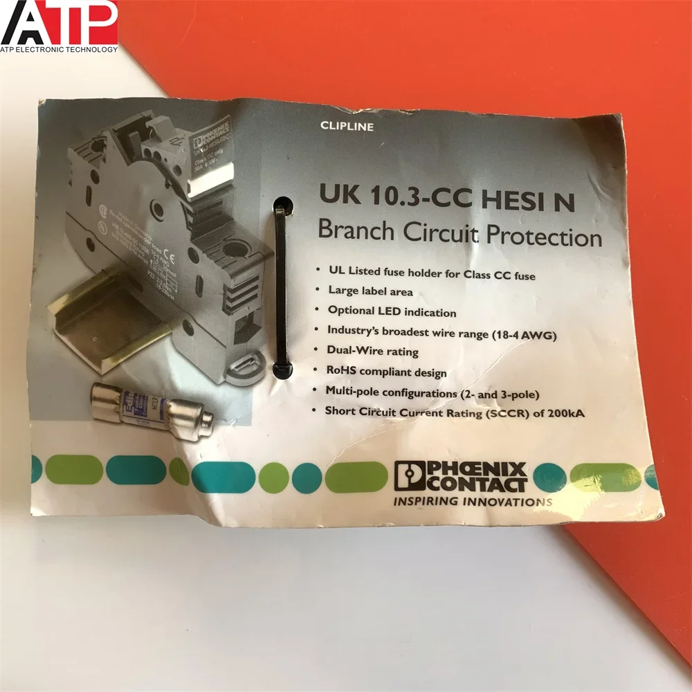 1PCS UK10. 3-HESI CC terminal 30A 600V genuine Original spot inventory
