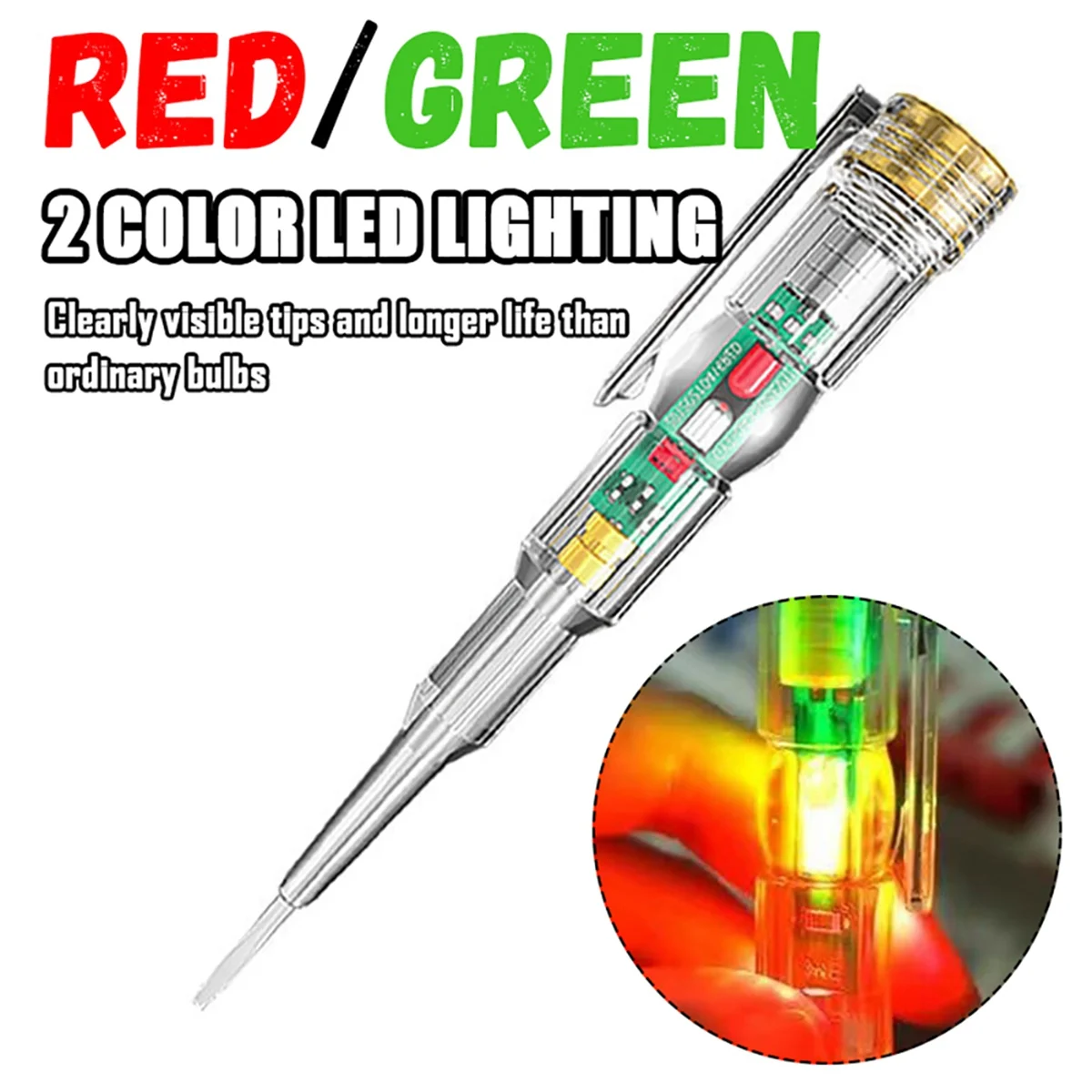 N75R-4PC ذكي التعريفي الطاقة كاشف جهد القلم 24-250 فولت جهاز فحص الدائرة الكهربائية مفك كهربائي مؤشر كهربائي