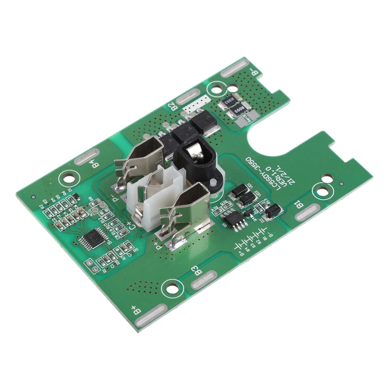 18650 Charger BMS Protection Board Compatible with Dewalt-21V Power Tool Protection Board 5S 21V 30A Large Current Board