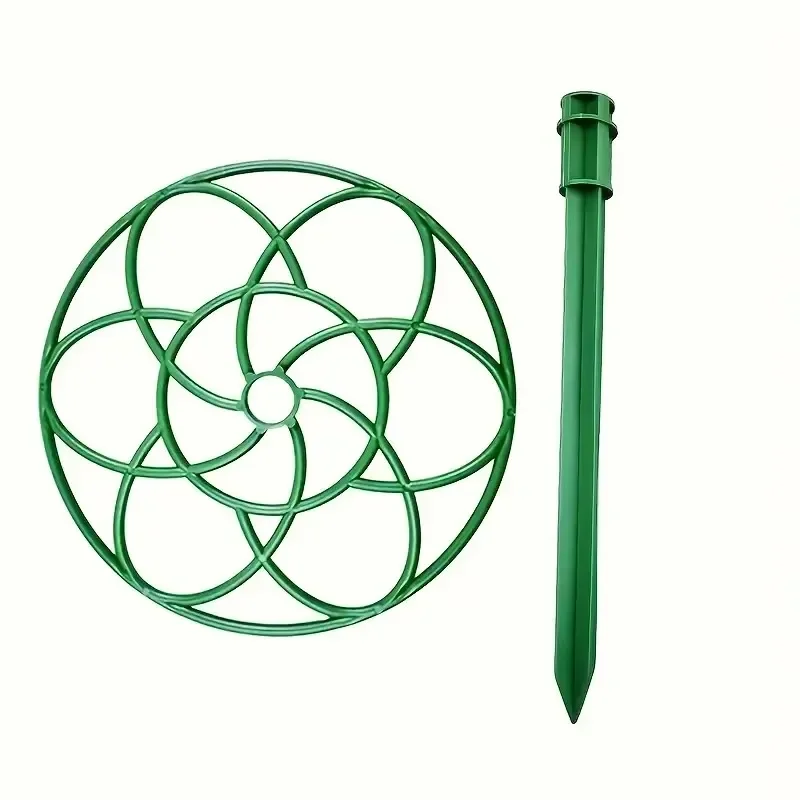 2/4Pcs Plants Support Brackets Plastic Flat Frame Strawberry Growing Stakes Adjustable Garden Greenhouse Inserts Stand Holder