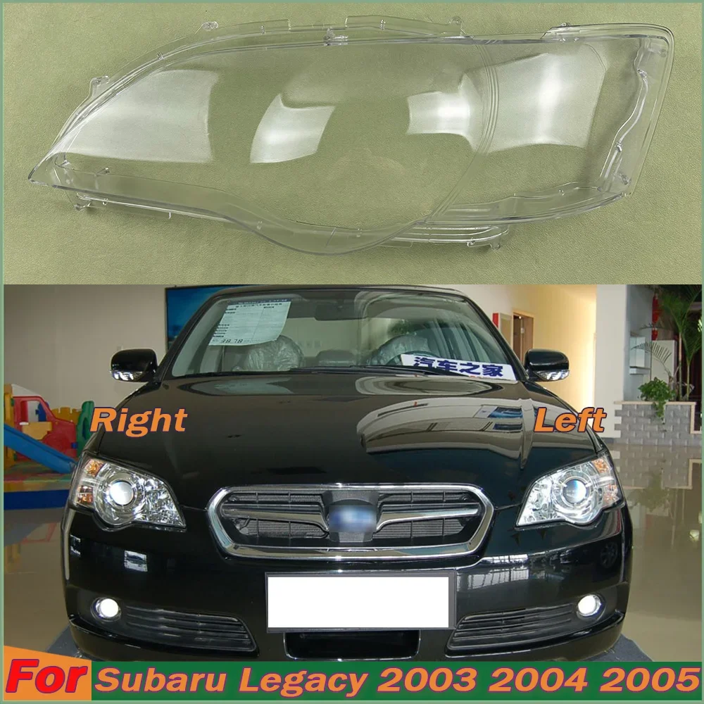 

For Subaru Legacy 2003 2004 2005 Transparent Headlamp Cover Headlight Mask Lampshade Lamp Shell Plexiglass Replace Original Lens