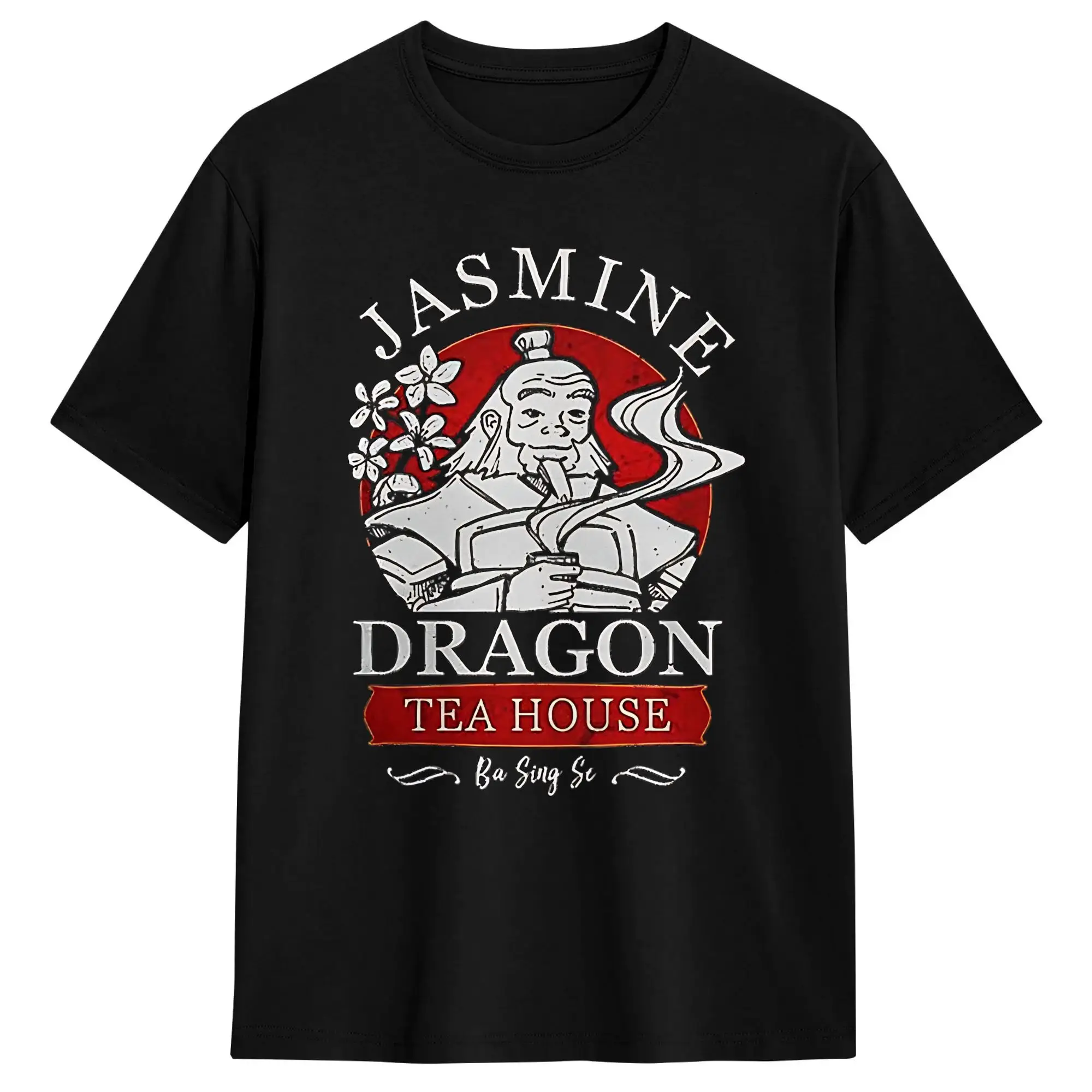 Streetwear T Shirt Uncle Iroh s Tea Shop Avatars Airbender Cotton T Shirts Cool Tee Shirt Men Summer Casual Short Sleeve Tops