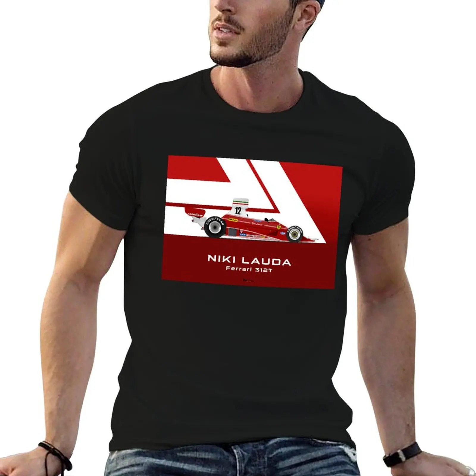 Niki Lauda - 312T T-Shirt man t shirt summer top street wear clothing for men