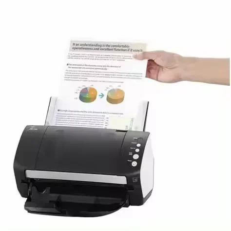 المهنية فوجيتسو Fi-7140 اللون دوبلكس ورقة Fed PDF وثيقة الماسح الضوئي USB 2.0 آلة الماسح الضوئي