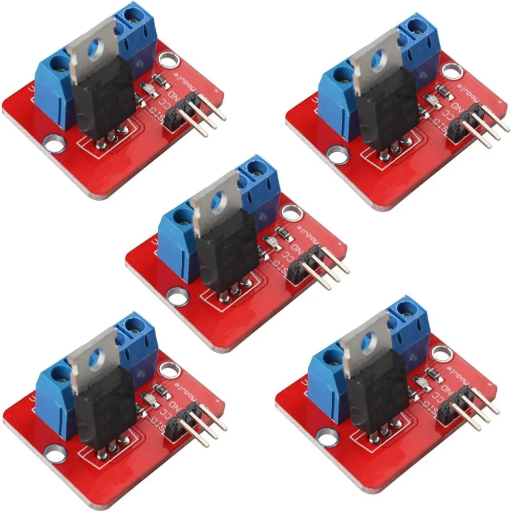 Arduino MOSFET Driver Shield | IRF520 Module with Button Trigger | Simply Use for High-Load Control Compatible with ESP32, STM32