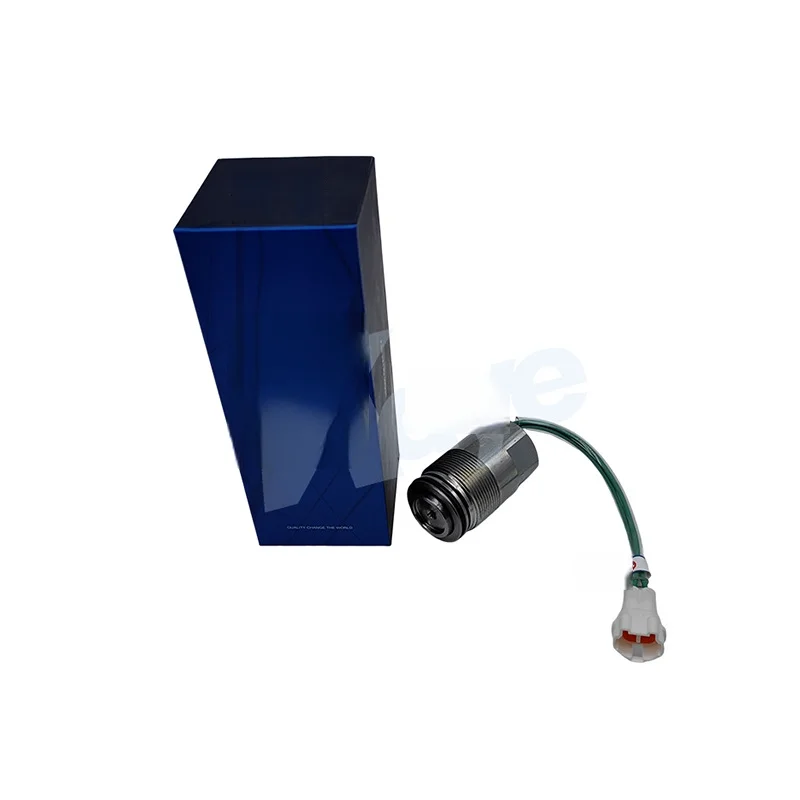 For DH220-5 R210-5 Excavator Hydraulic Pump Solenoid Valve K3V112 White Connector Without Screw