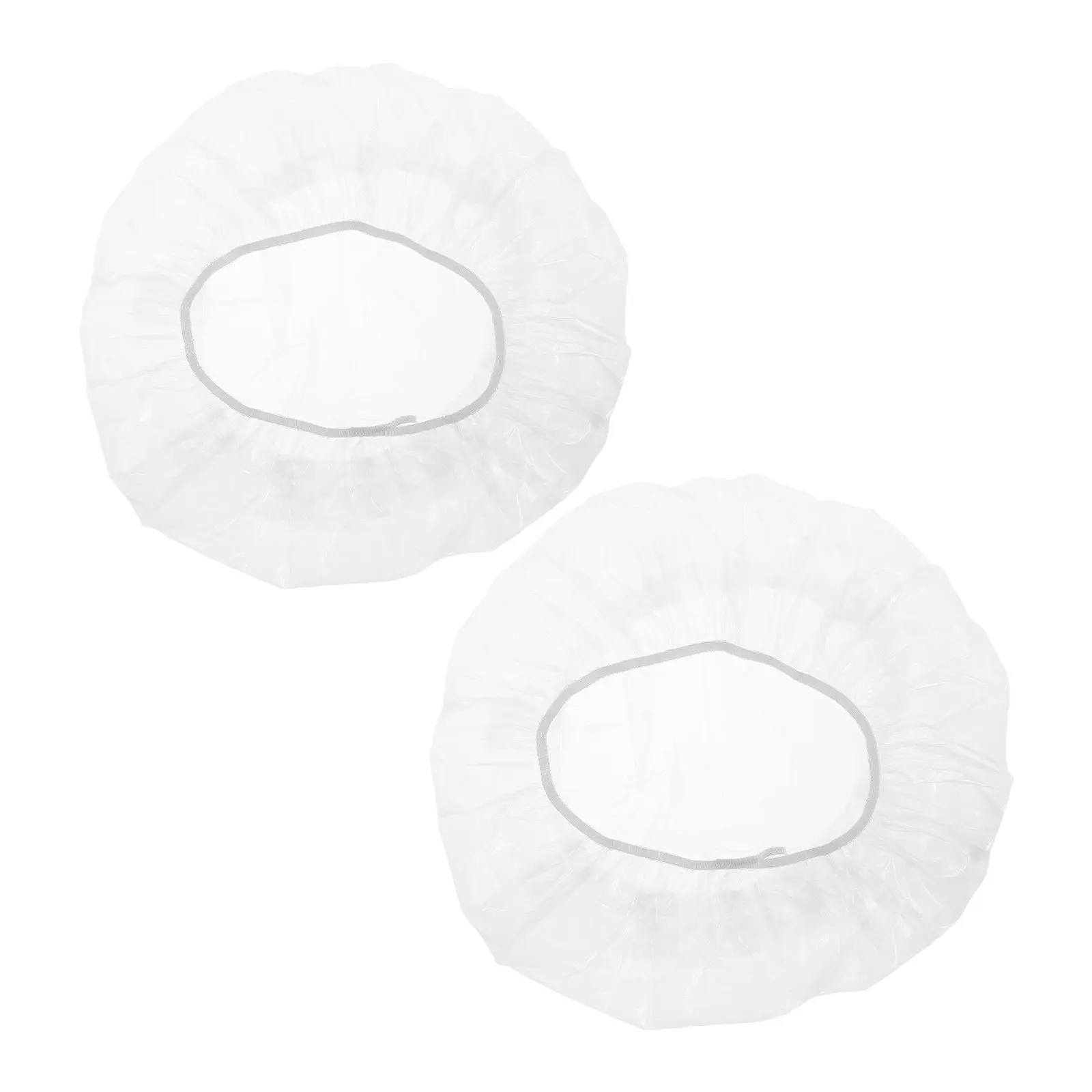 2PCS Cowboy Hat Rain Cover Plastic Waterproof Cowboy Hat Protector clear Dust Cover for Daily Storage and Outdoor Rain Shielding
