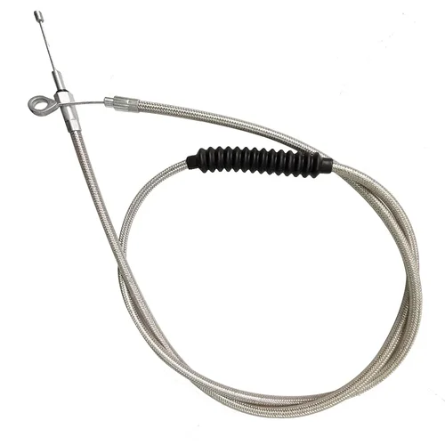 Cable de embrague de acero inoxidable trenzado para motocicleta Harley Sportster / Electra Tour Glide / Road King