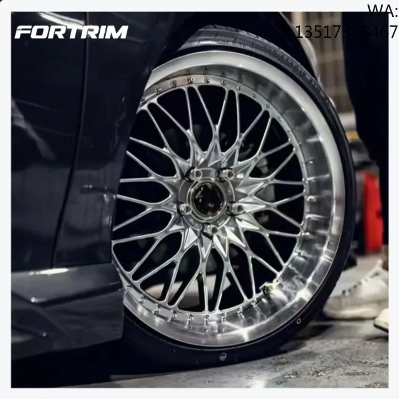 Customized 2-piece Forged Wheels Deep Dish Hot Wheel  18 19 20 21 22 23 24 25 26 Inch 5 6 Bolt Pattern for GMC bmw benz