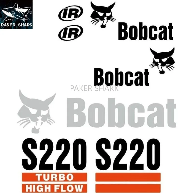 

For Bobcat S220 Sticker Set Excavator