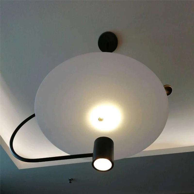 Moderne Designer Led Weiß Acryl Pendelleuchten Schwarz Schmiedeeisen Kronleuchter Wohnzimmer Restaurant Hotel Schlafzimmer Hängelampe