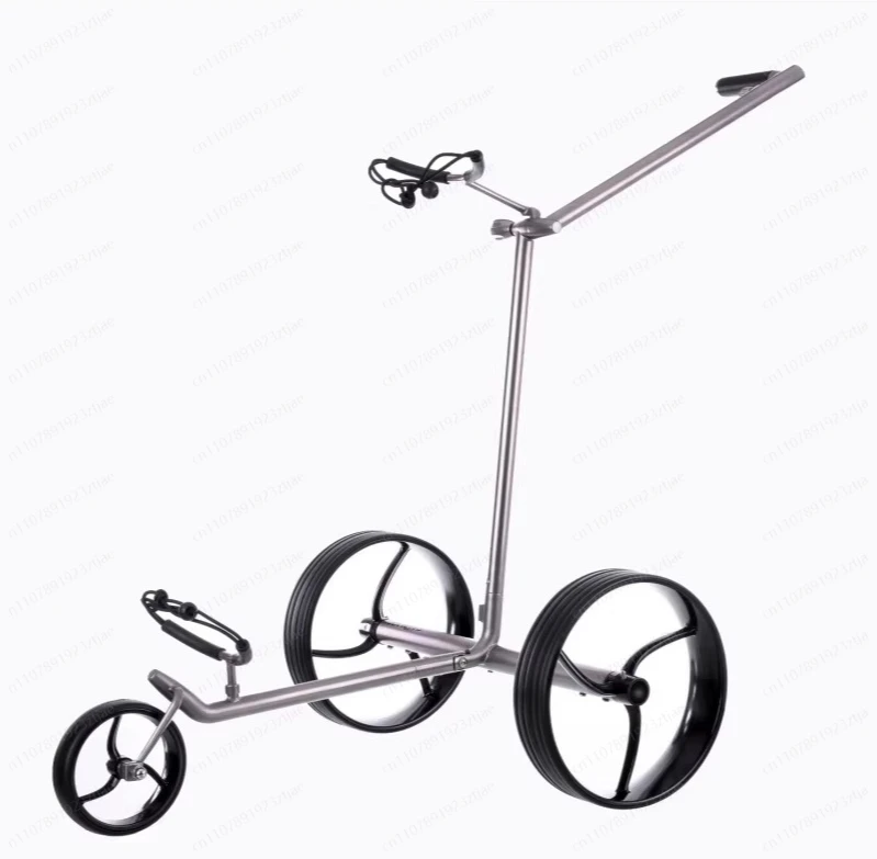 Golf Trolley Stainless Steel Trolley Golf Trolley, Non-electric, Three-wheeled Trolley