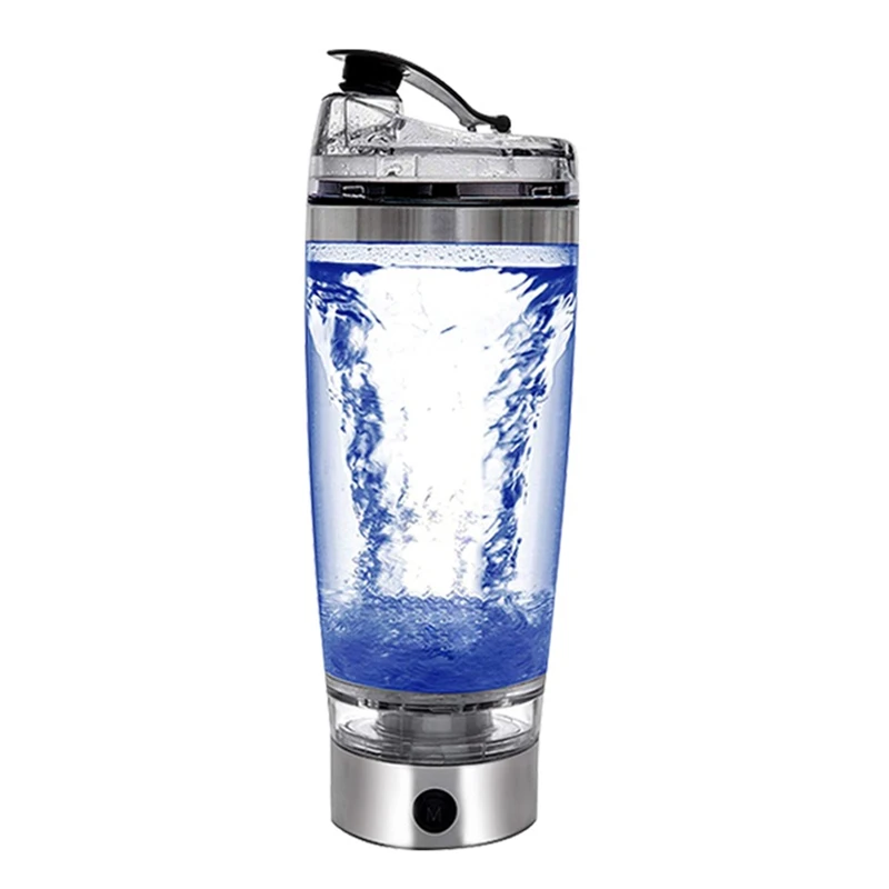 600ml Electric Cocktail Boston Shaker USB Automatic Protein Shaker Portable Movement Mixing Mixer Vortex Tornado My Water Bottle