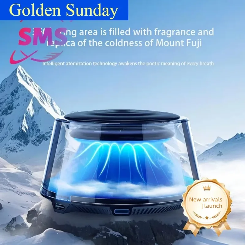 

Advanced car air freshener for men and women, elegant car fragrance diffuser with decorative bracket