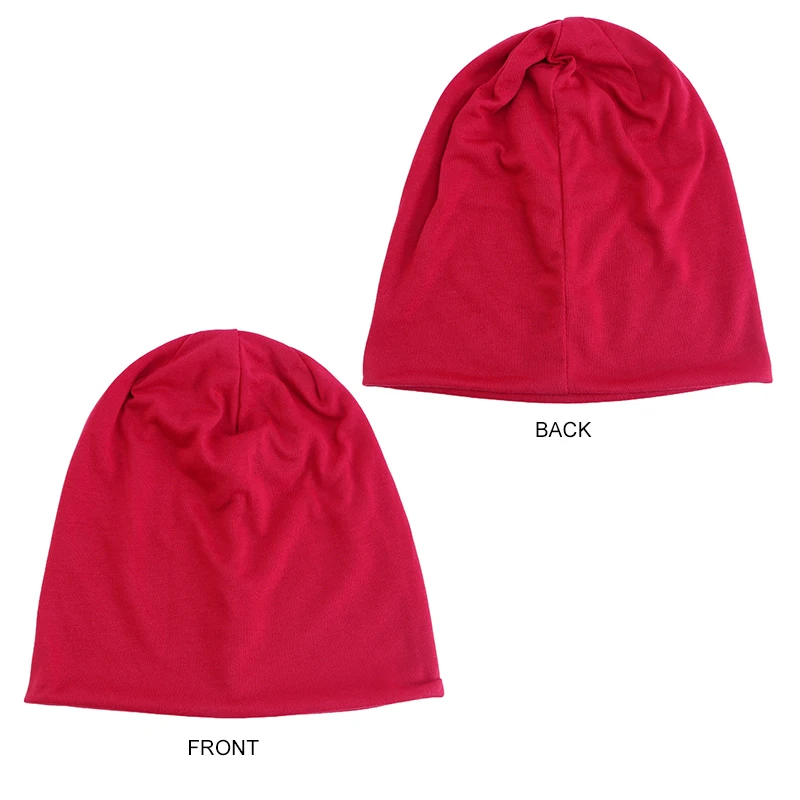 Unisex Beanie Hut Herbst Winter Elastische Casual Hut Outdoor Sport Kopftuch Hip Hop Baseball Tennis Laufen Zubehör – Detail 1