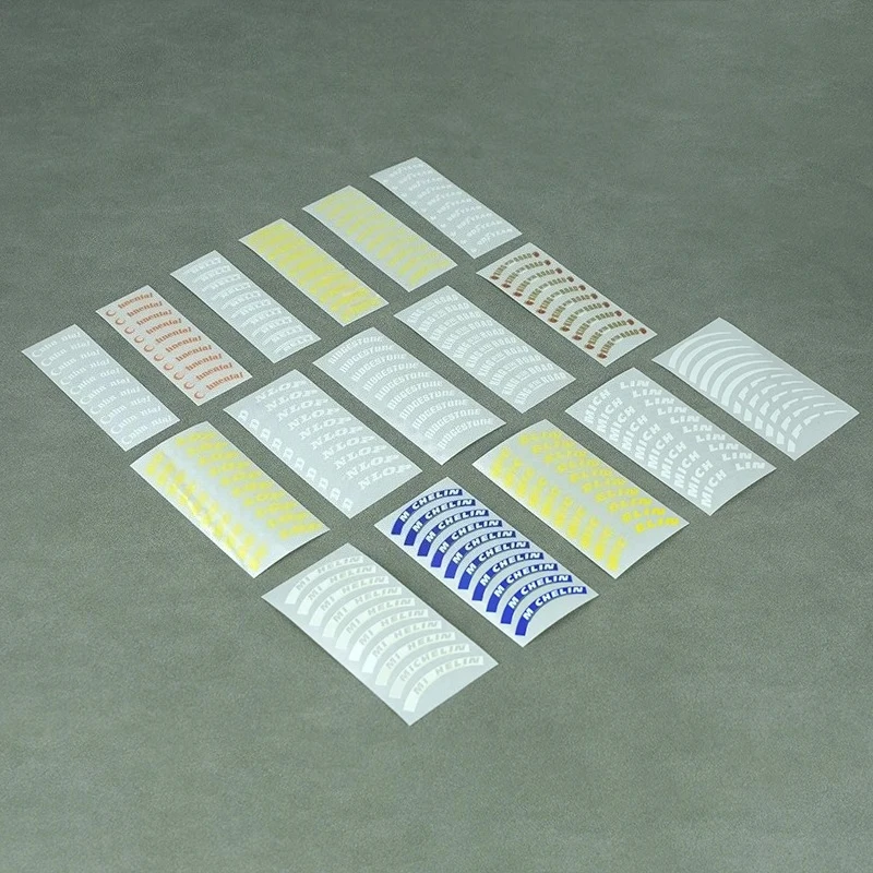 Model Elastic Tire Sticker Decorate for 1/14 Tamiya RC Truck For Scania For man For volvo