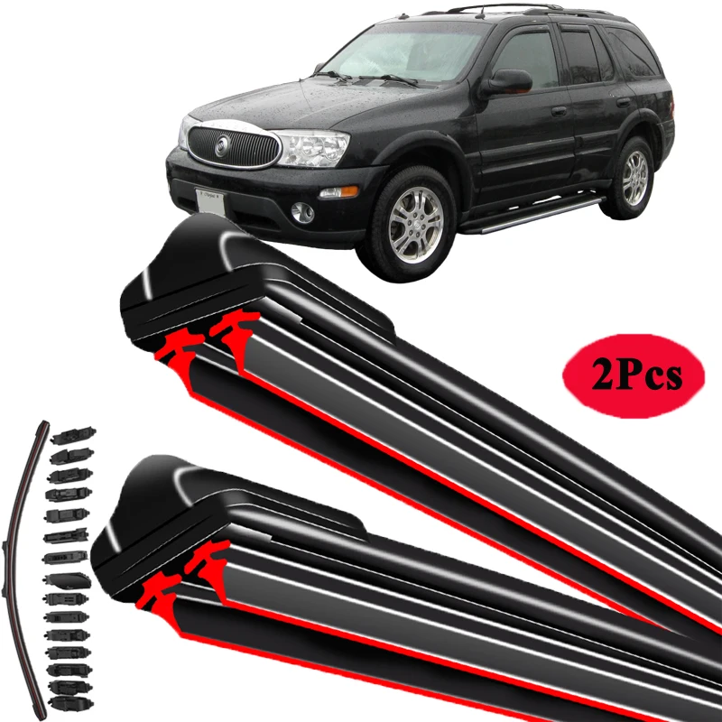 

For BUICK RAINIER 2004-2007 Car Windshield Wiper Blade Front Windscreen Brushes Washer Accessories Cleaning Replacement Parts