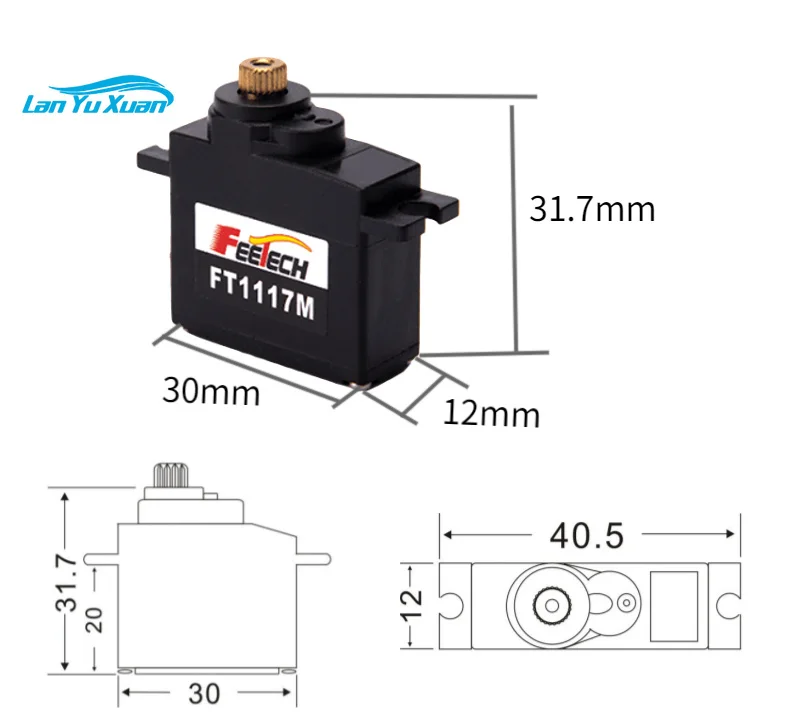 6V 3.5kg 0.1s High Speed Mini Micro Servo Motor for RC Helicopter Airplane RCCar DIY Servo Kits for RC Robot Arm RC Project