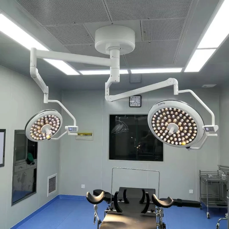 

Бестеневой светильник Светодиодный светильник с круглой головкой и лепестком Настенный потолочный мобильный больничный бестеневой светильник