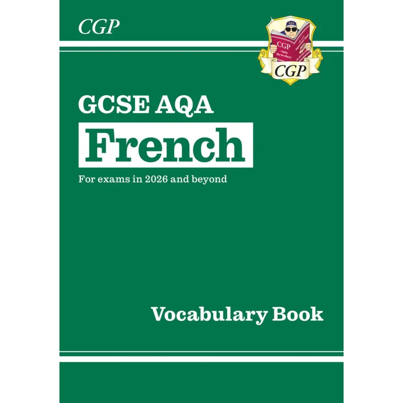 

Новая французская словарная книга AQA GCSE для экзаменов с 2026 CGP Coordination Group Publications Ltd 9781837742127 Книга