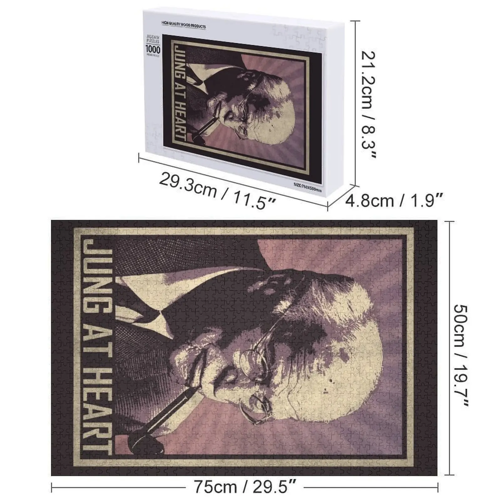 จุง ที่ใจกลาง - จิ๊กซอว์ภาพเหมือนคาร์ล จุงสำหรับเด็ก ปริศนาภาพถ่าย