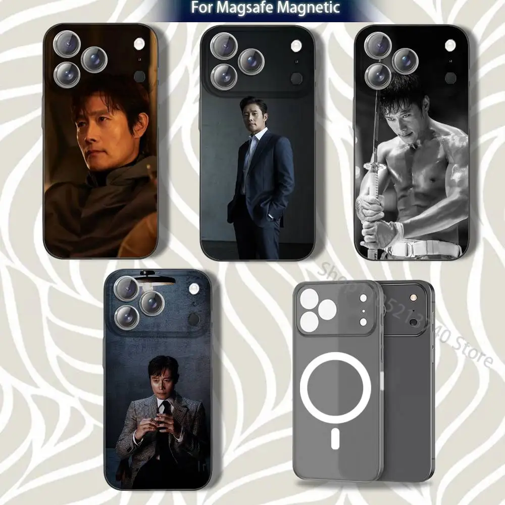 

B-Byung Hun cool Lee-es Phone Case For iPhone 16,14,11,17,13,15,12,Air,Plus,Pro,Max,E,Mini Frosted for MagSafe Magnetic Grey