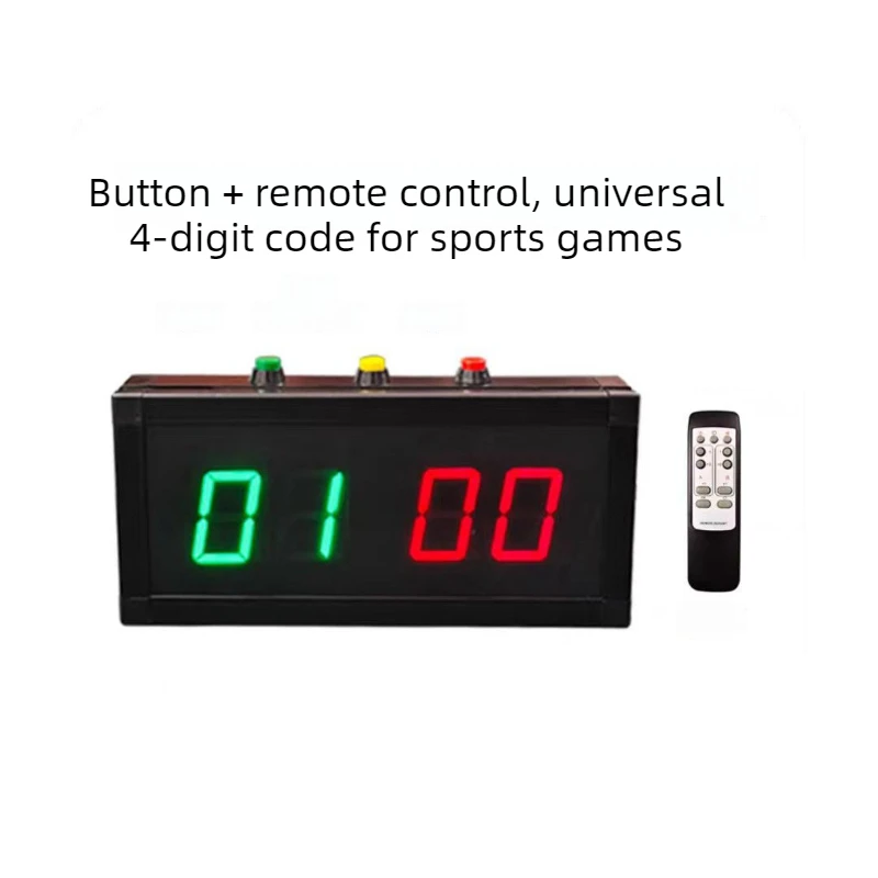 4 Digit Billiards Electronic Scoreboard Multifunctional Billiards Electronic Scorer Durable Scoreboards Portable Sport Accessory