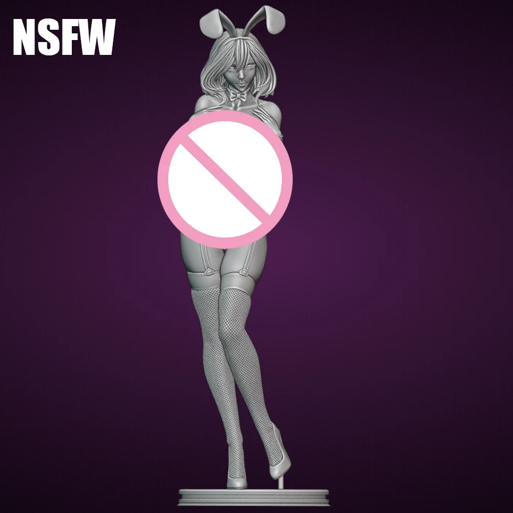 

Комплект модели для 3d печати, сексуальный кролик, леди, кролик, девушка NSFW, аниме-фигурка, модель, комплект, сделай сам, миниатюрная уменьшающая статуя, неокрашенные игрушки