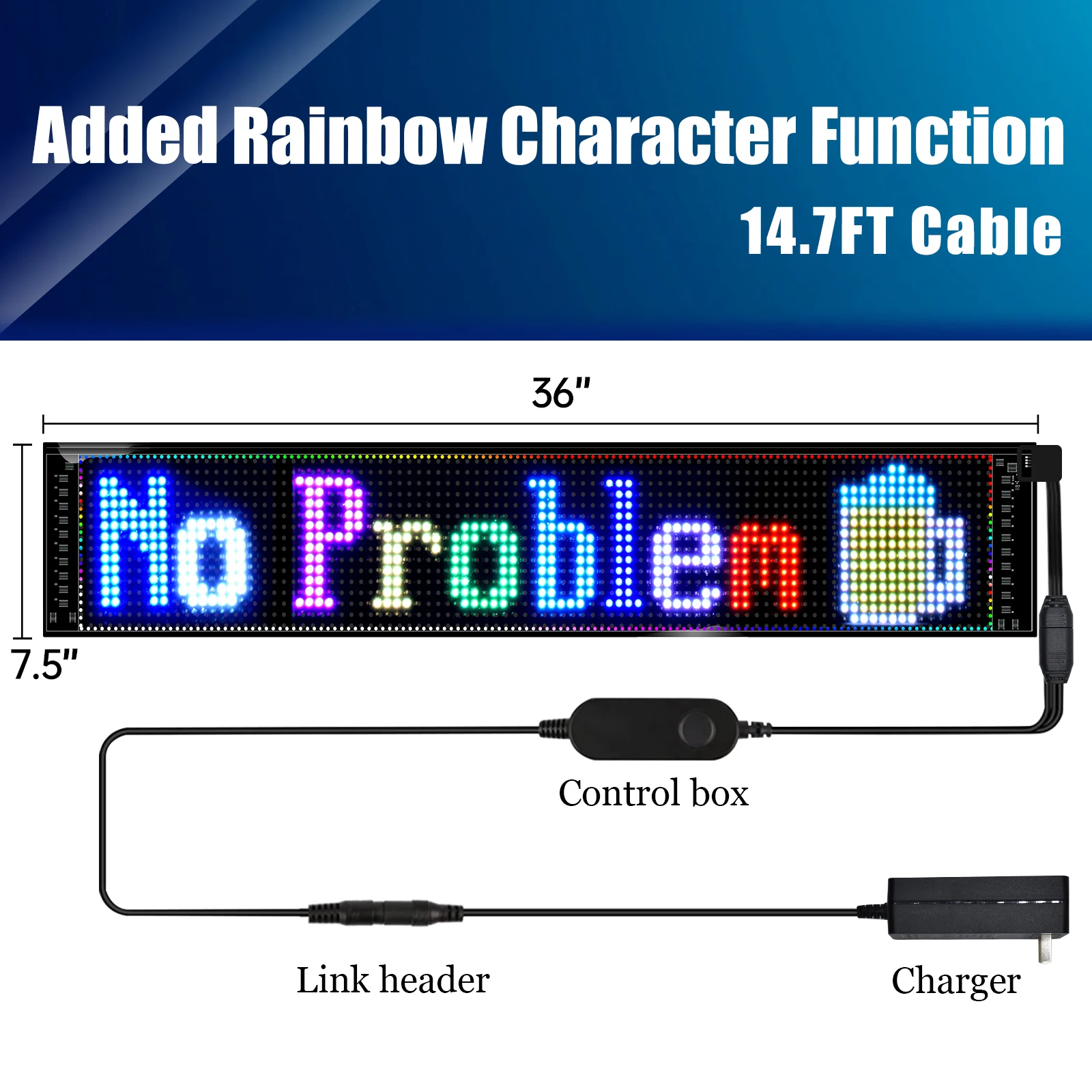 Original Factory LED Display Programmable Message Screen Light Board Scrolling Matrix Panel