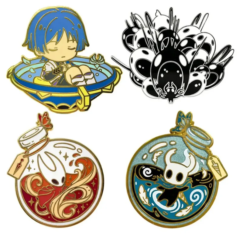 Japan Anime Cool Enamel Pin Cartoon Lapel Pins for Backpacks Collect Badges Partner Brooch for Clothes Jewelry Gifts Friends