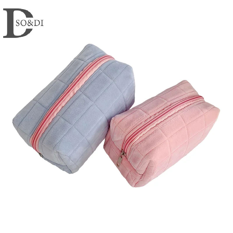 Pillow Bag Canvas Pencil Case Cute Student Storage Bag Soft Multi-purpose Cosmetic Bag Large Capacity Stationery Box