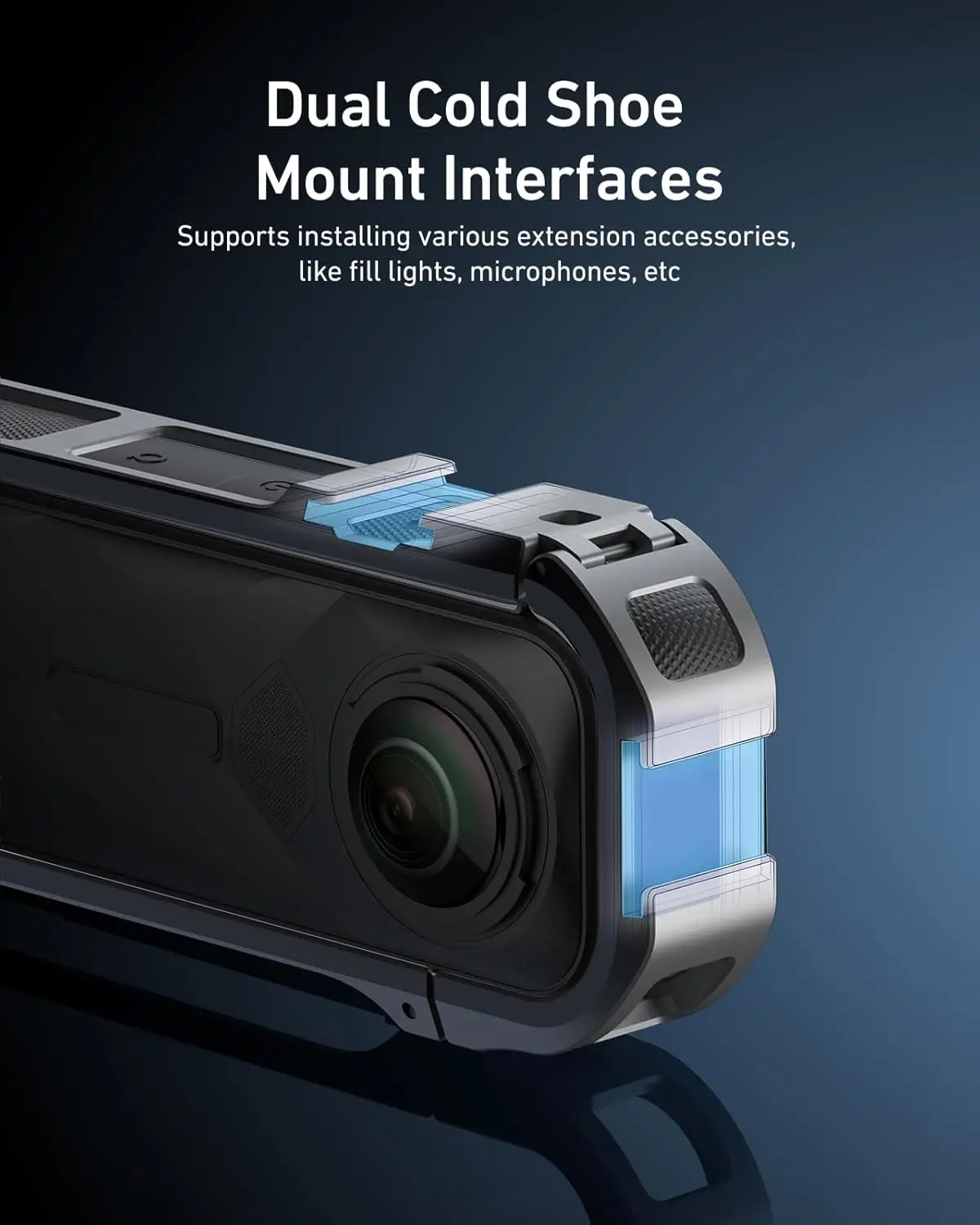 

Универсальный защитный чехол из алюминиевого сплава для Insta360 X5 с креплением для холодного крепления и многофункциональным аксессуаром для расширенной защиты