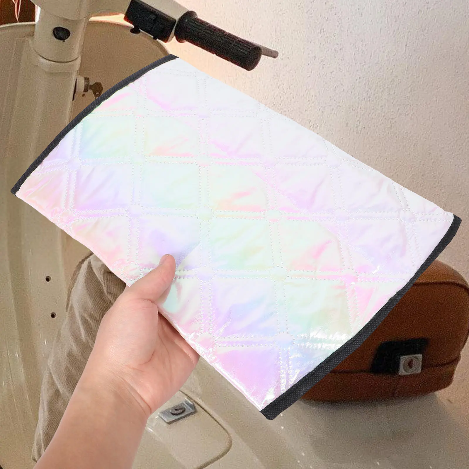 

Electric Bike Seat Cover Breathable Heat Insulation Uv Protection Stylish Design Easy Install Washable Universal Fit Motorcycle