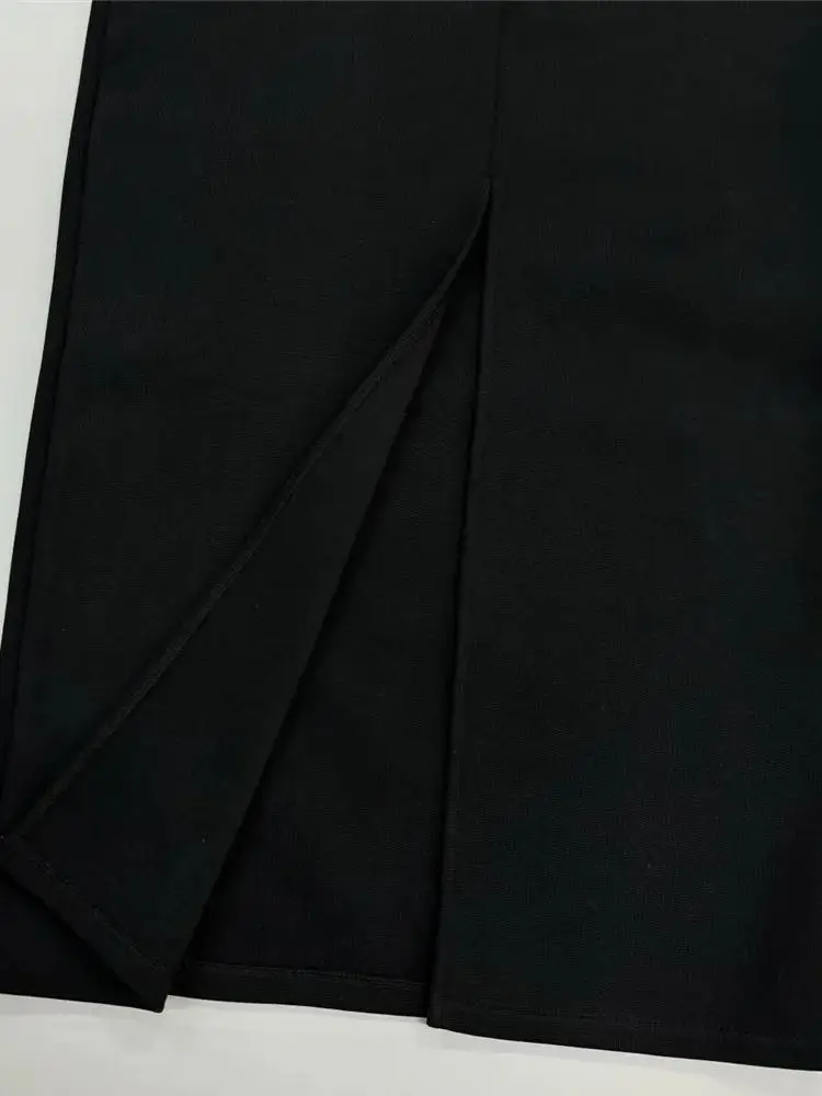 Autumn New Luxury Birthday Dresses Diamond Tight Long Sleeve Square Neck Long Bandage Dress Women's Wedding Evening Formal Gowns