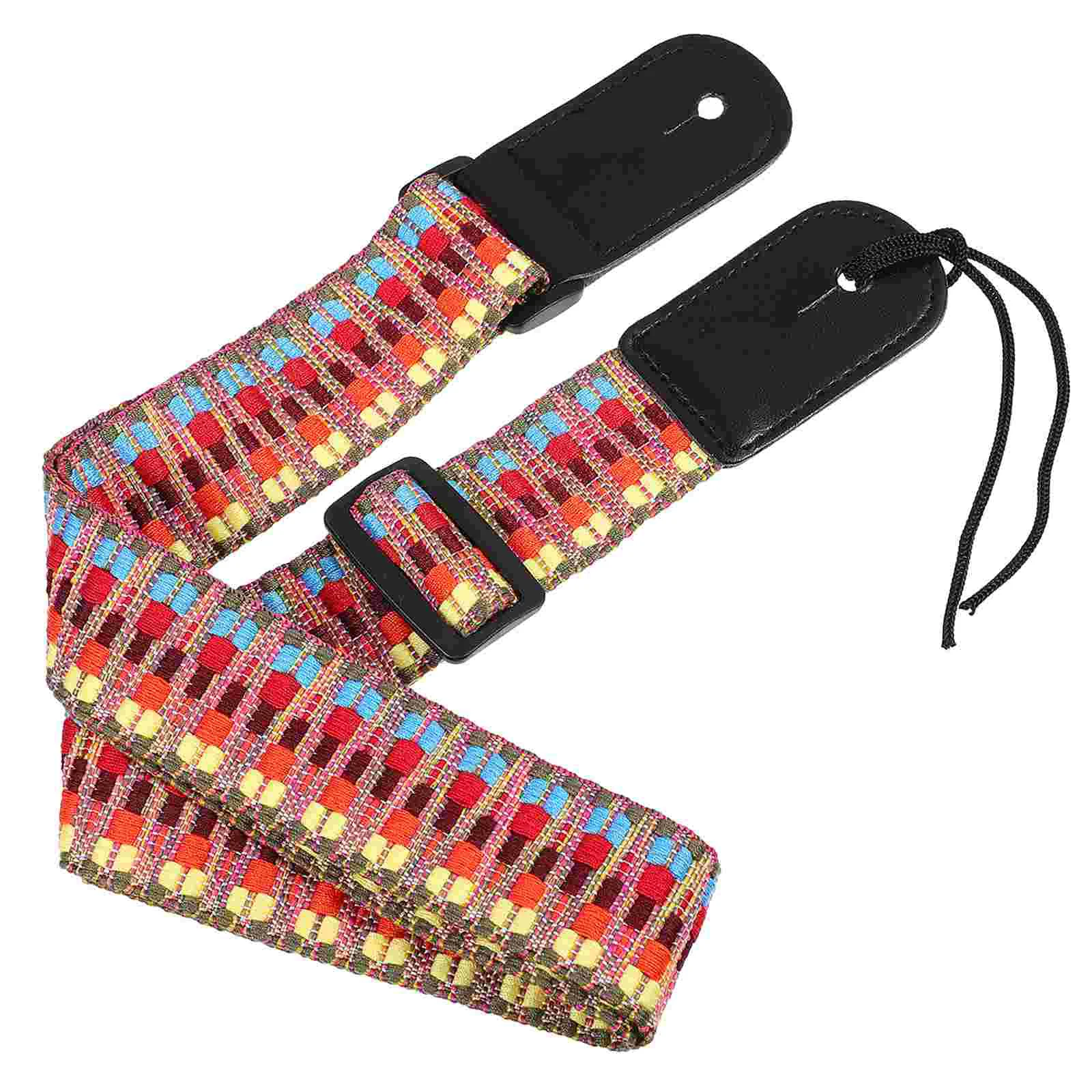 

Guitar Strap Cable Adjustable Instrument Accessories Ukulele Belt Ballad Polyester Shoulder Sling