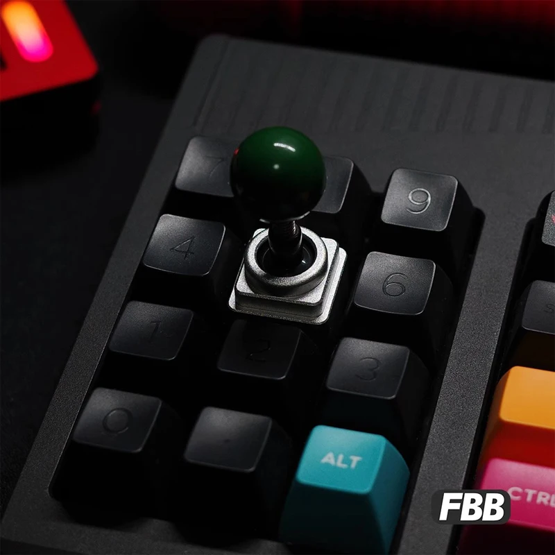 FBB Universal Artisan Keycaps Game Rocker Control for Mechanical Keyboard Cute Personality Retro Key Cap 3PCS Color Changeable