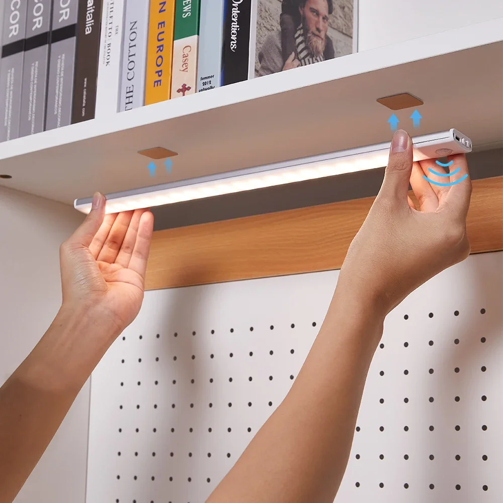 

Motion Sensor Light Wireless LED Night Light USB Rechargeable Night Lamp Cabinet Wardrobe Lamp Under Backlight For Kitchen led