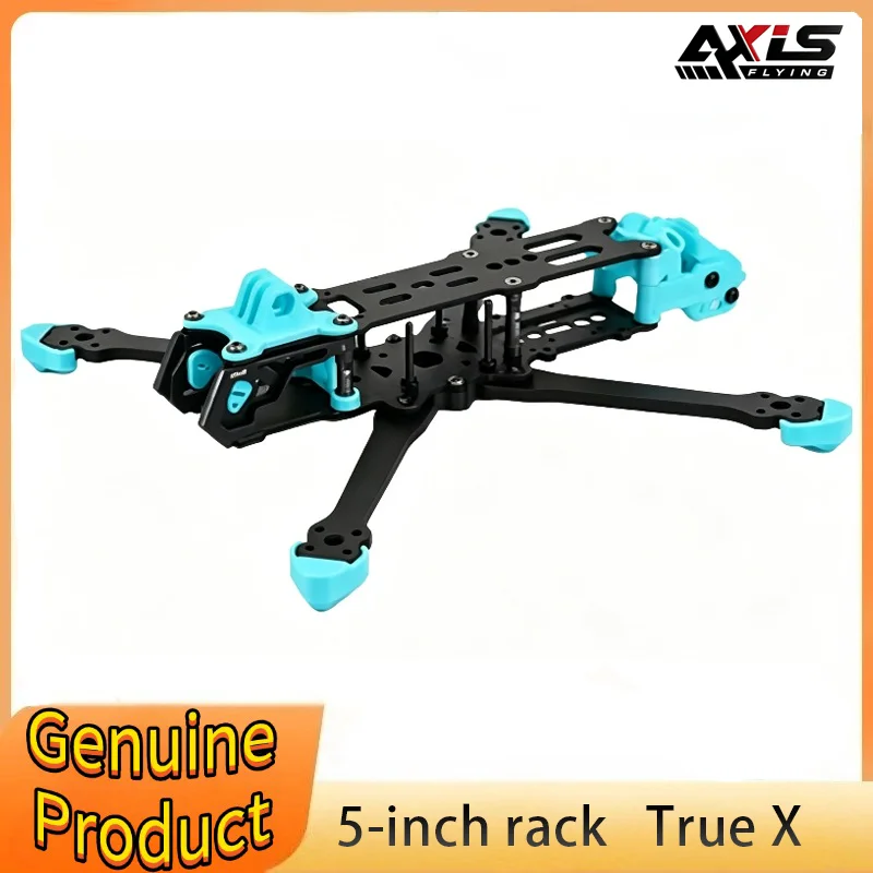 

Axisflying MANTA V2 5 inch Carbon Fiber True X Frame Kits 238mm Wheelbase 5mm Arm Thickness for RC FPV 5inch Freestyle Drone