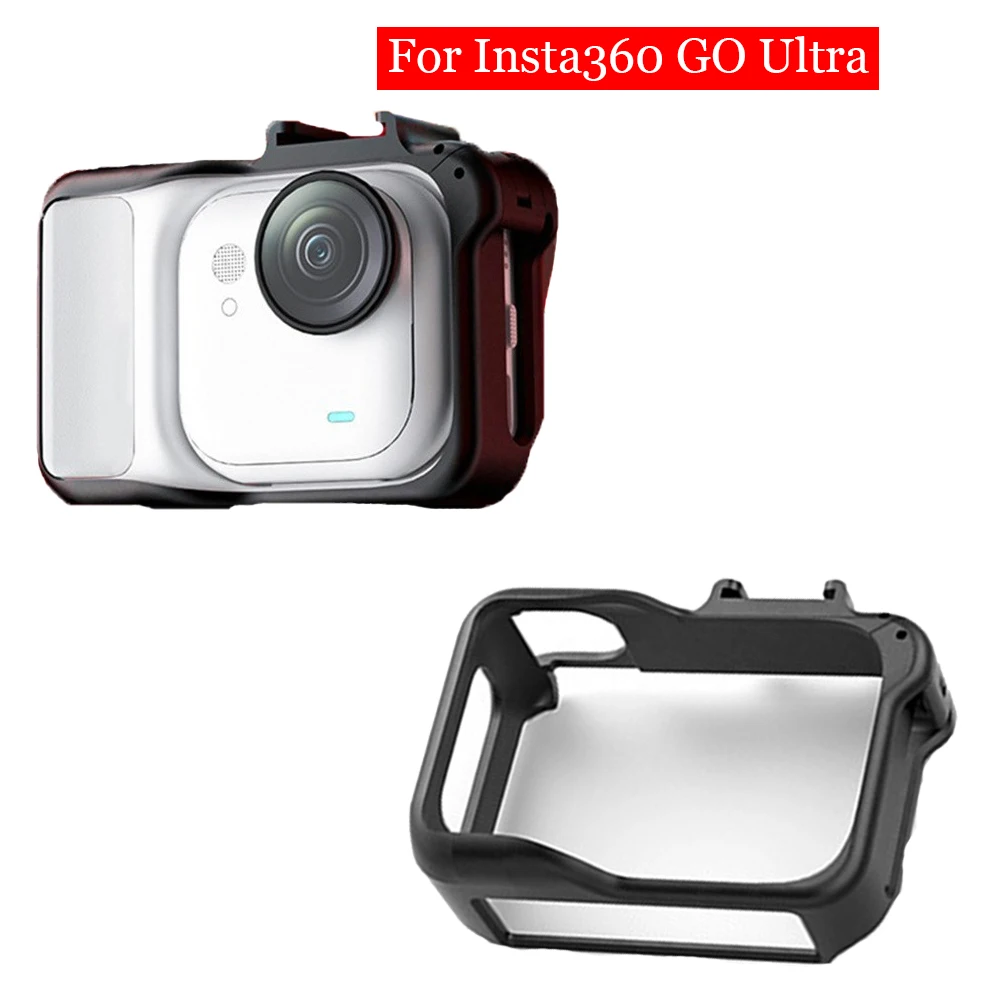 Rabbit Cage Action Camera Frame for Insta360 GO Ultra Shockproof Protective Case Anti-drop Cover Quick Release Design Case
