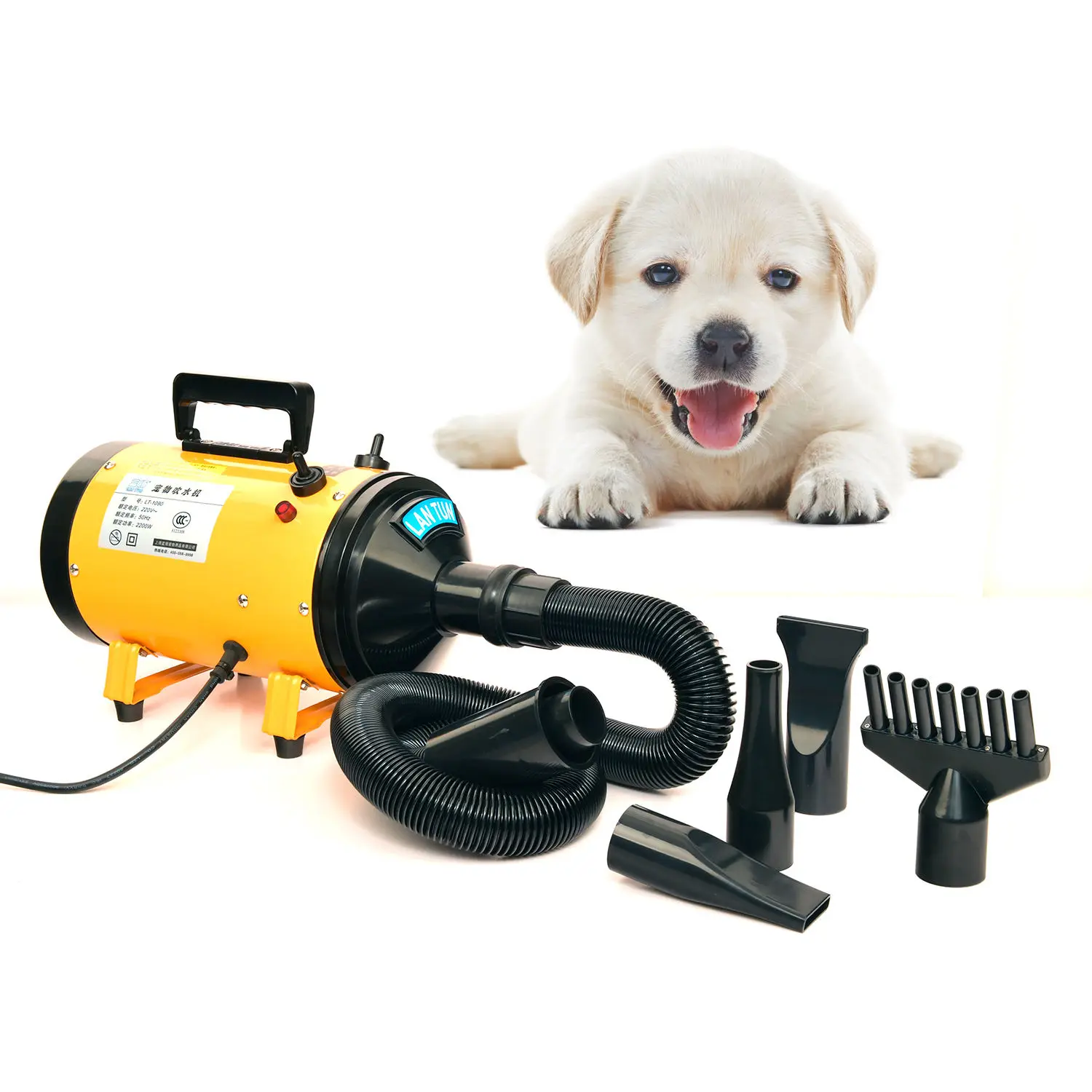 Wholesale Pet Hair Force Dryer Dog Grooming Blower Low Noise Professional Electric Pet Blower Dryer Speed Pet cleaning speed blo