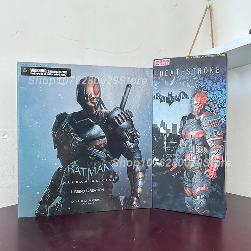 Play Arts Arkham Deathstroke 1/6 Statue Action Figure Model Toys