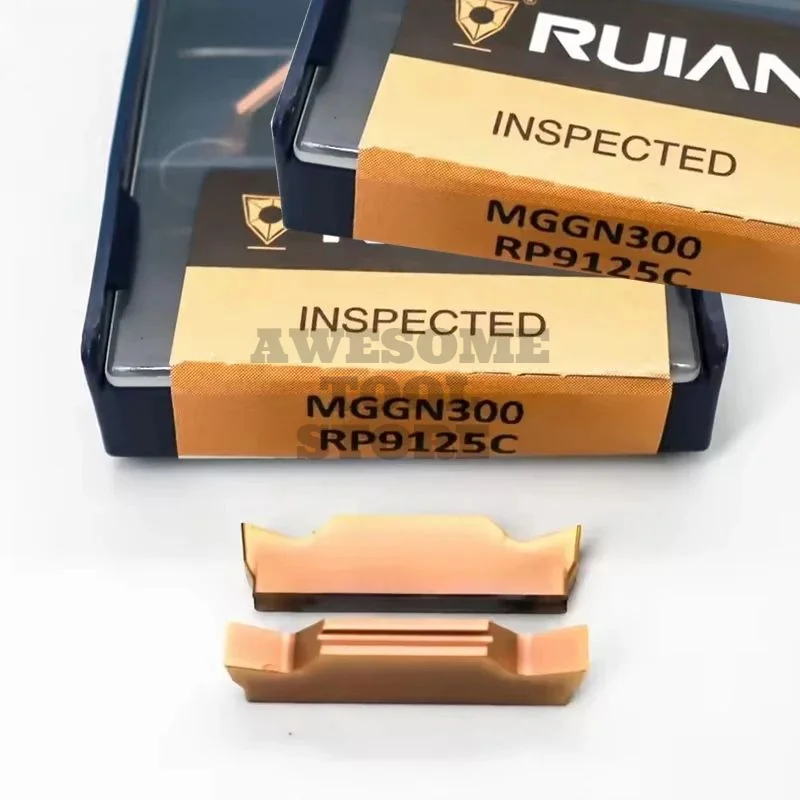 

MGGN200 MGGN250 MGGN300 MGGN400 MGGN500 RP9125C CNC Lathe Turning Tools Carbide Grooving Inserts