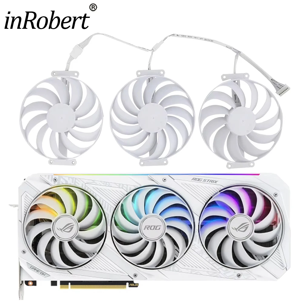 95MM CF1010U12S RTX3070 RTX3080 RTX3090 Graphics Fan for ASUS ROG Strix RTX 3070 3080 Ti 3090 White OC Edition Gaming Fan