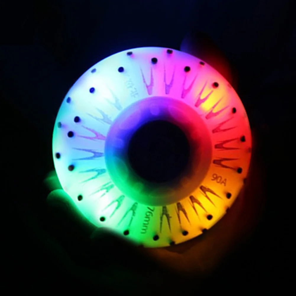 1PCS Roller Skating Wheel With Colorful Light High Brightness In-line Skate Wheels For Indoor Outdoor