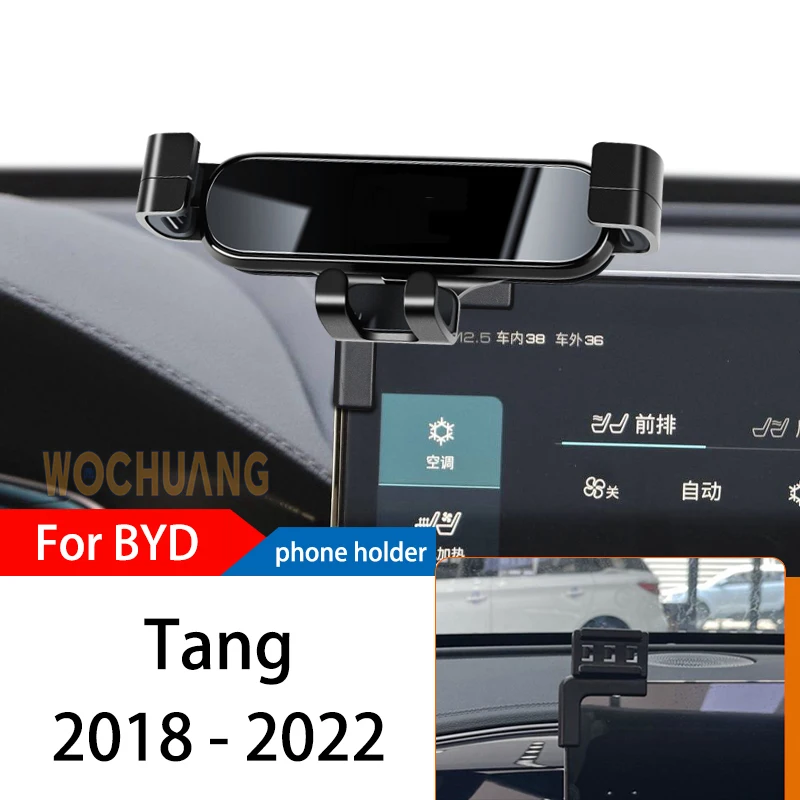 

Car Phone Holder For BYD Tang 2018-2022 GPS Special Gravity Navigation Mobile Bracket 360 Degree Rotating Mount Accessories