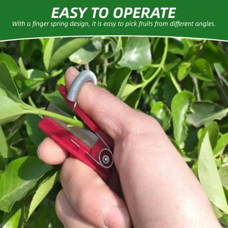 Vegetable Thump Knife Vegetable Fruits Finger Knife Separator Picking Tools Farm Garden Orchard Safe Harvesting Picking Device