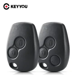 KEYYOU For Renault Megane Modus Espace Laguna Duster Logan DACIA Sandero Fluence Clio Kangoo 2 Button Remote Key Shell Case