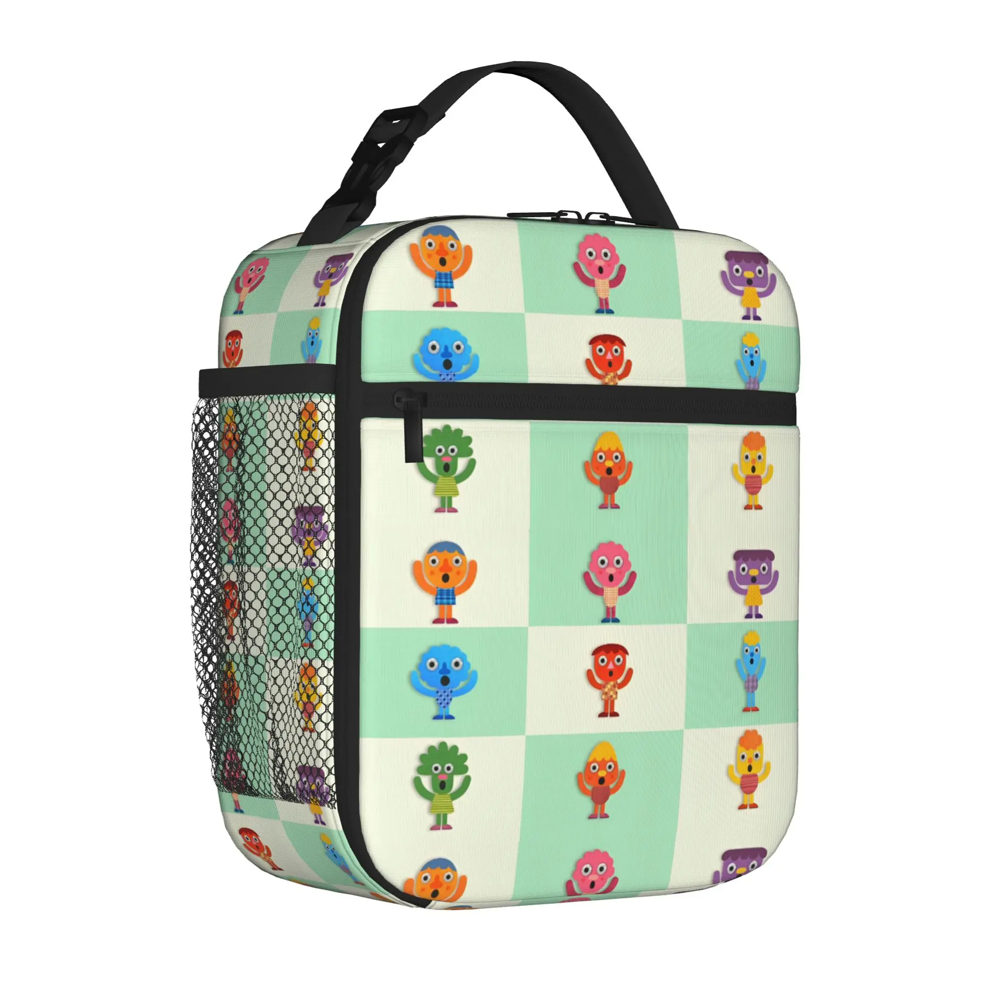 Noodle & Pals Micro Super Simple Insulated Lunch BagsNursery Rhymes Song Food Container Reusable Cooler Thermal Bento Box Travel