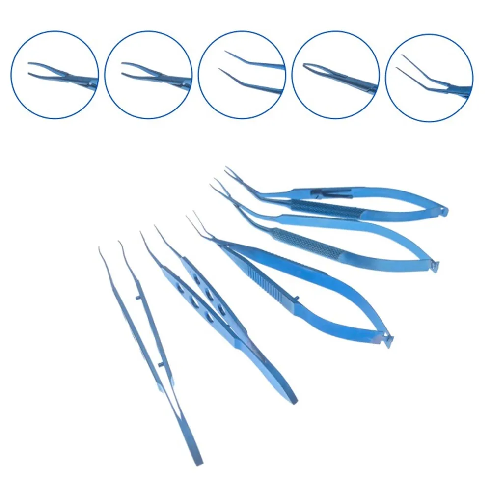 Titanium Lens Holding Forceps Intraocular Lens Holding Forceps Half-type Soft Crystal Folding Ophthalmic Instrument